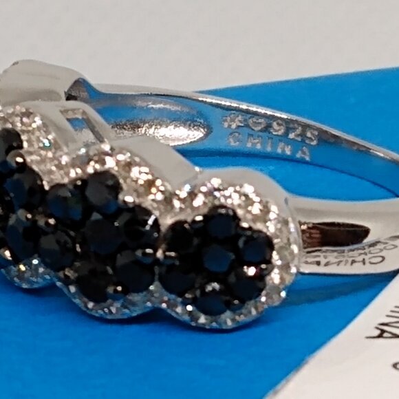 Black spinel ring size 6 - Picture 2 of 5